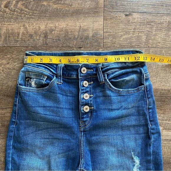 KanCan High Rise Jeans Ripped Festival 27 Stretch Distressed - Picture 6 of 10